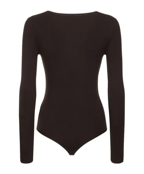 Round-Neck Knitted Jumpsuit