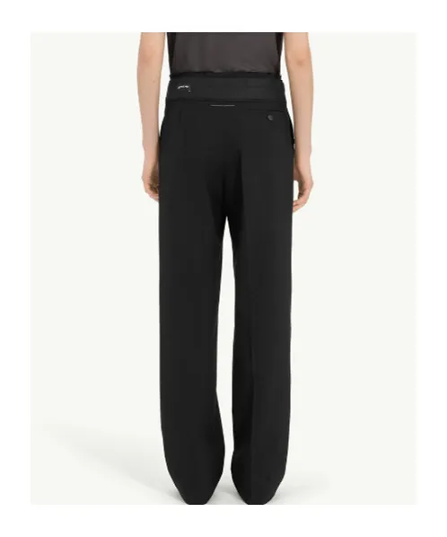 Mm6 Maison Margiela Reverse Waistband Trousers