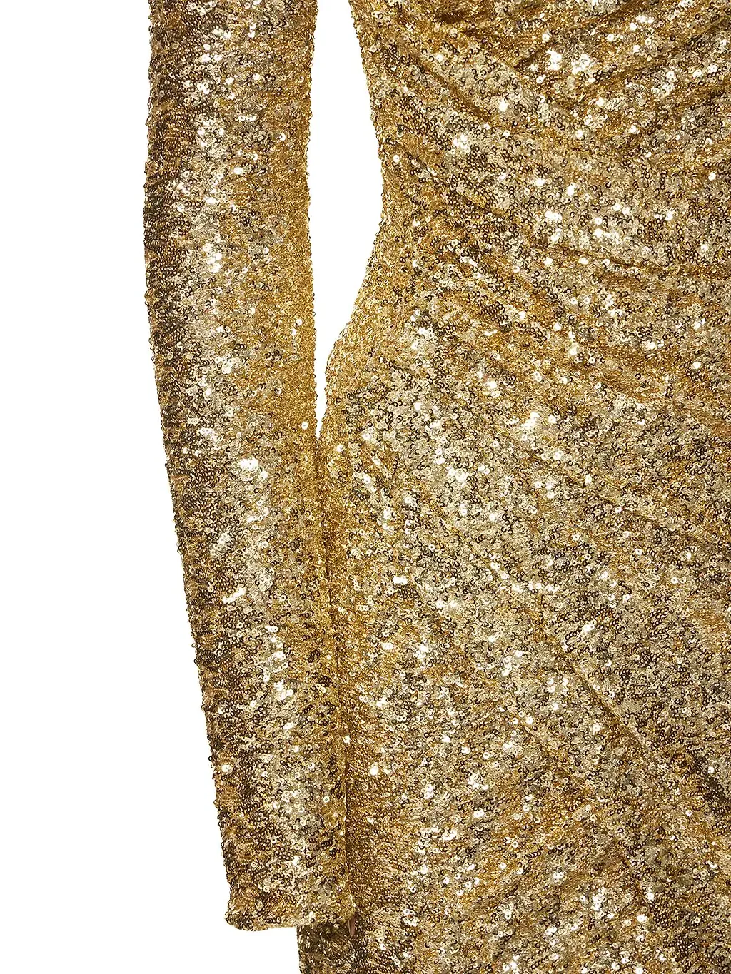 Sequined Pendant Mid-Length Dress