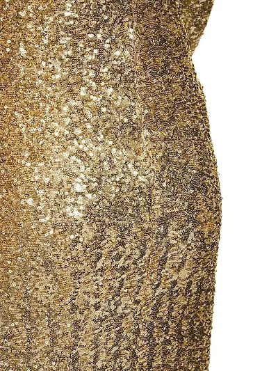 Sequined Pendant Mid-Length Dress