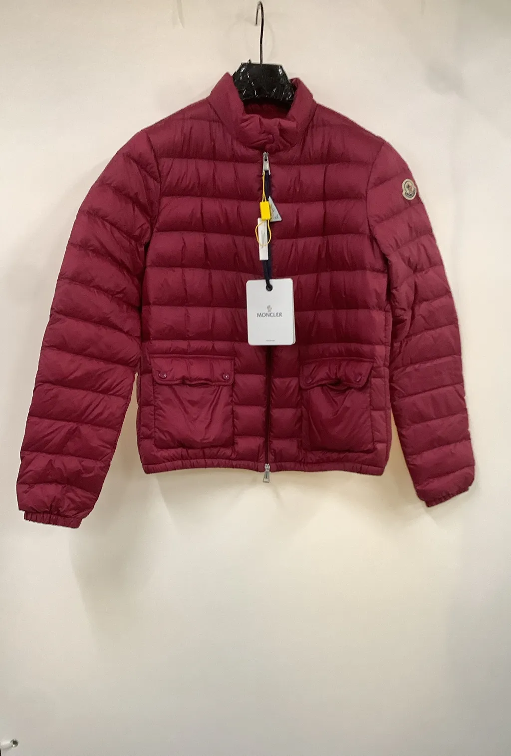 Moncler Lans Zip-Up Short Padded Jacket