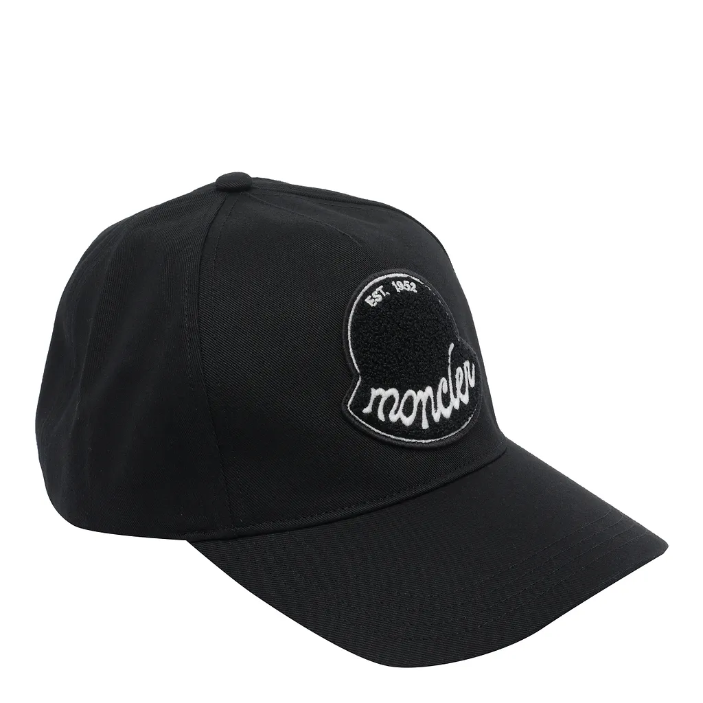Moncler Logo Patch Baseball Cap