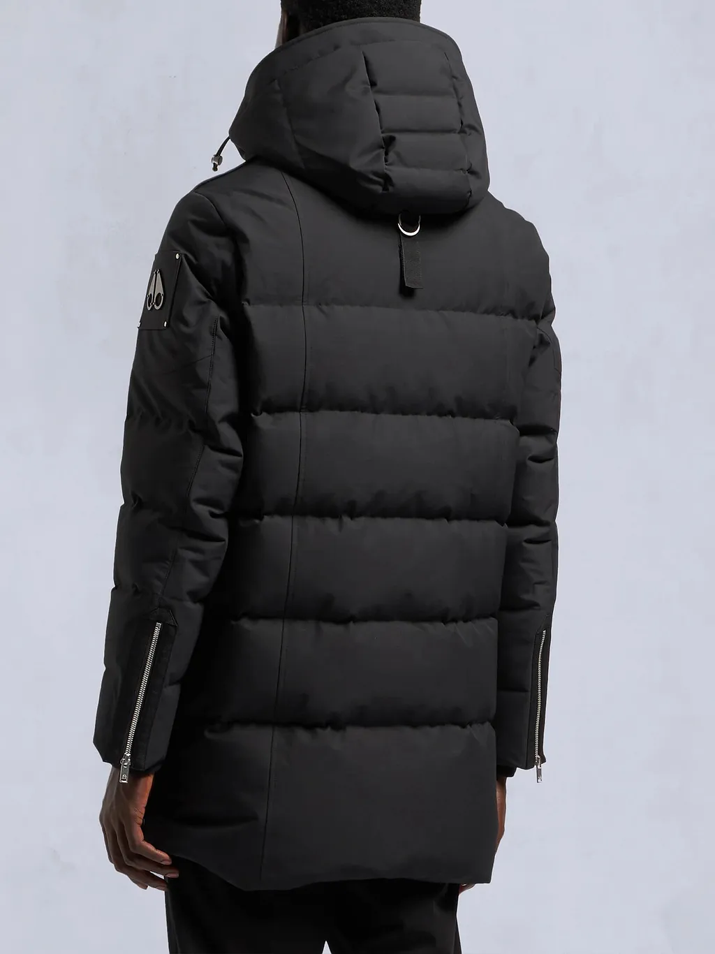 Hooded Zip-Fastening Coat
