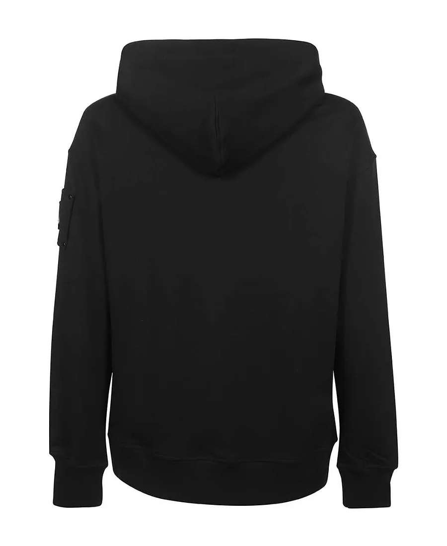Logo-Patch Cotton Hoodie