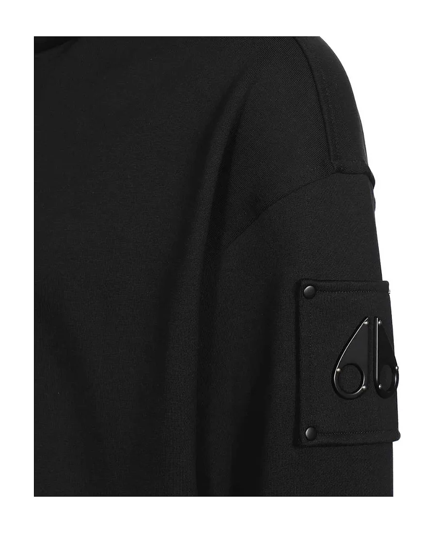 Logo-Patch Cotton Hoodie