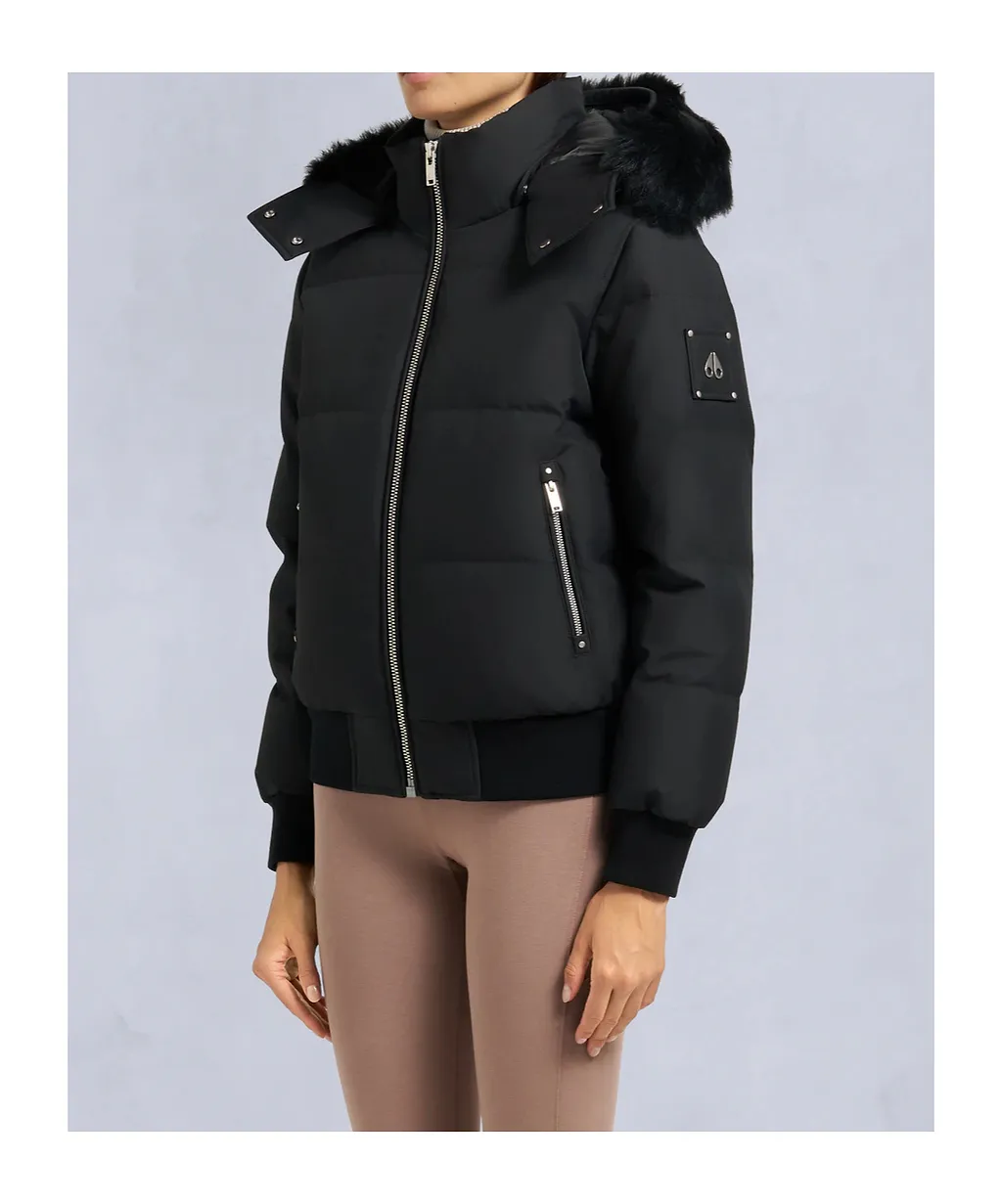 Moose Knuckles Cloud Shearling Bomber Jacket