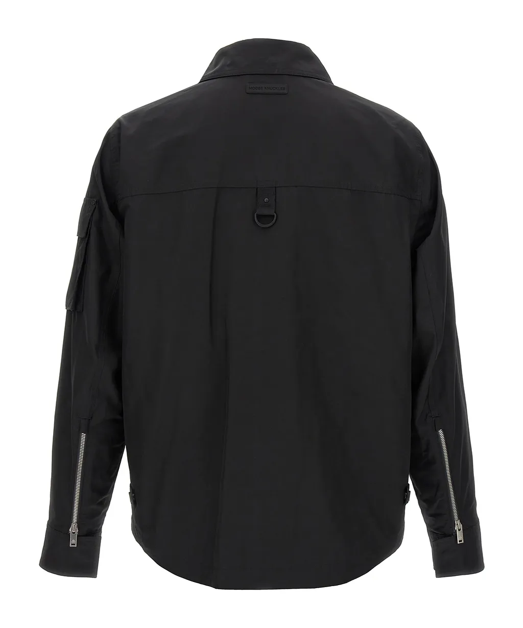 Moose Knuckles Collared Zip-Up Jacket