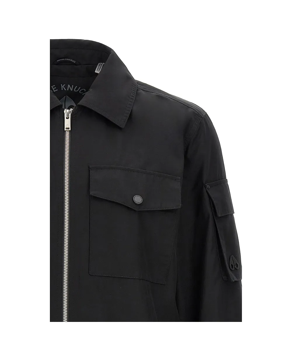 Moose Knuckles Collared Zip-Up Jacket