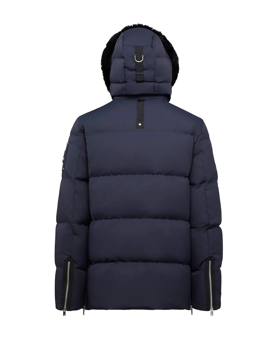 Moose Knuckles Cloud Ribbed Knit Sleeve Parka
