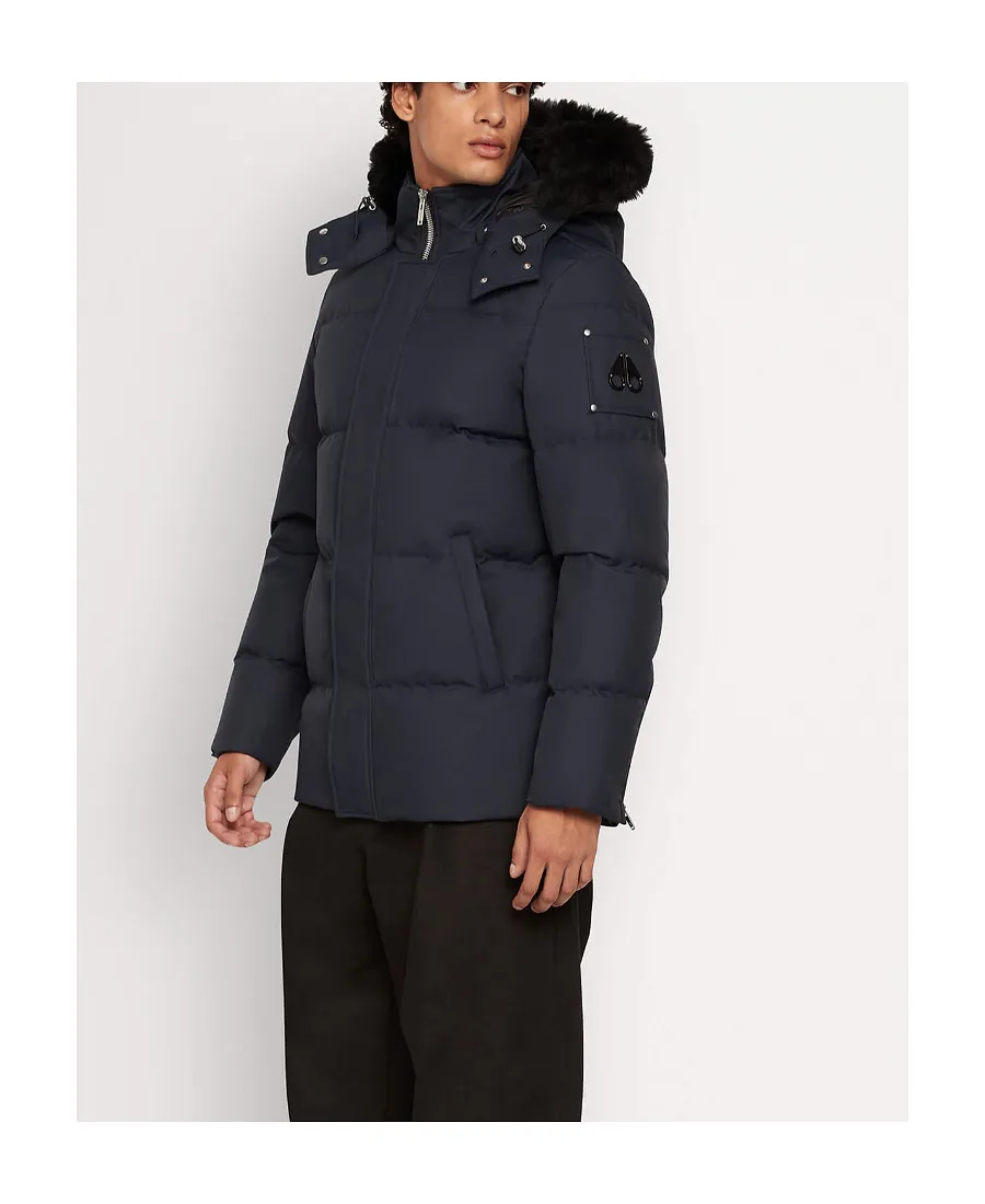 Moose Knuckles Cloud Ribbed Knit Sleeve Parka