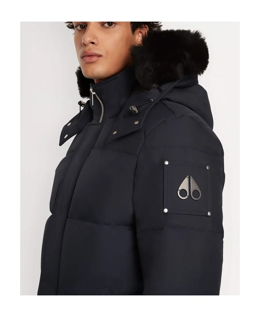 Moose Knuckles Cloud Ribbed Knit Sleeve Parka