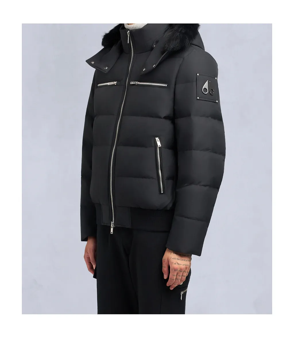 Moose Knuckles Cloud Shearing Bomber Jacket
