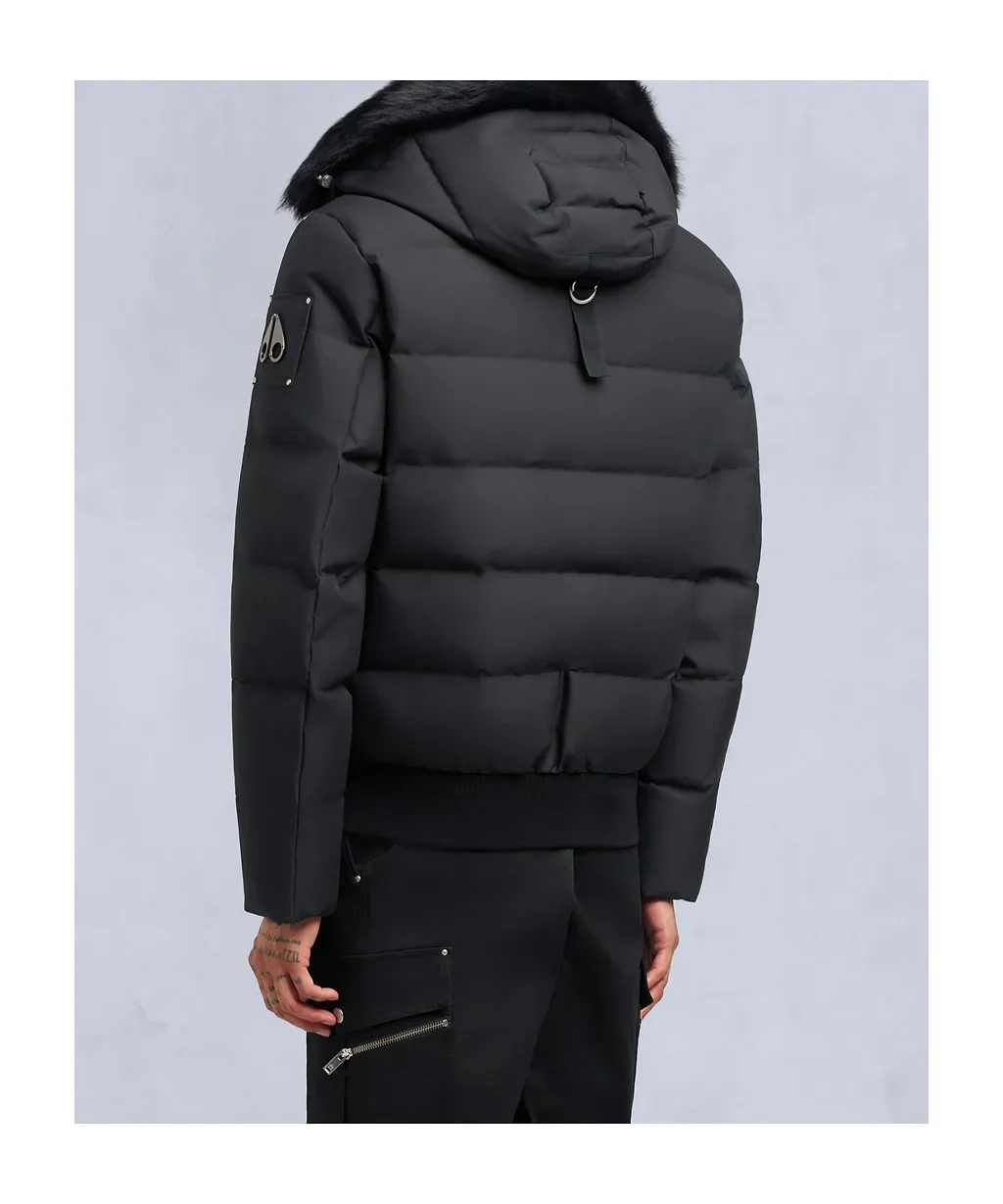 Moose Knuckles Cloud Shearing Bomber Jacket