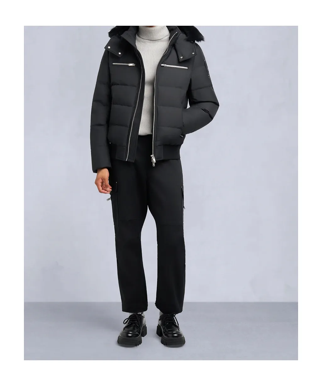 Moose Knuckles Cloud Shearing Bomber Jacket