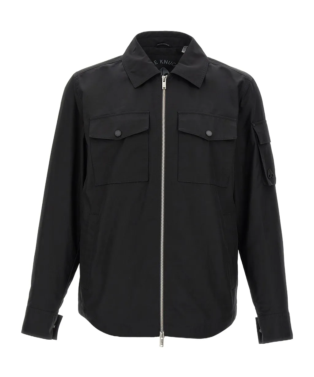 Moose Knuckles Collared Zip-Up Jacket