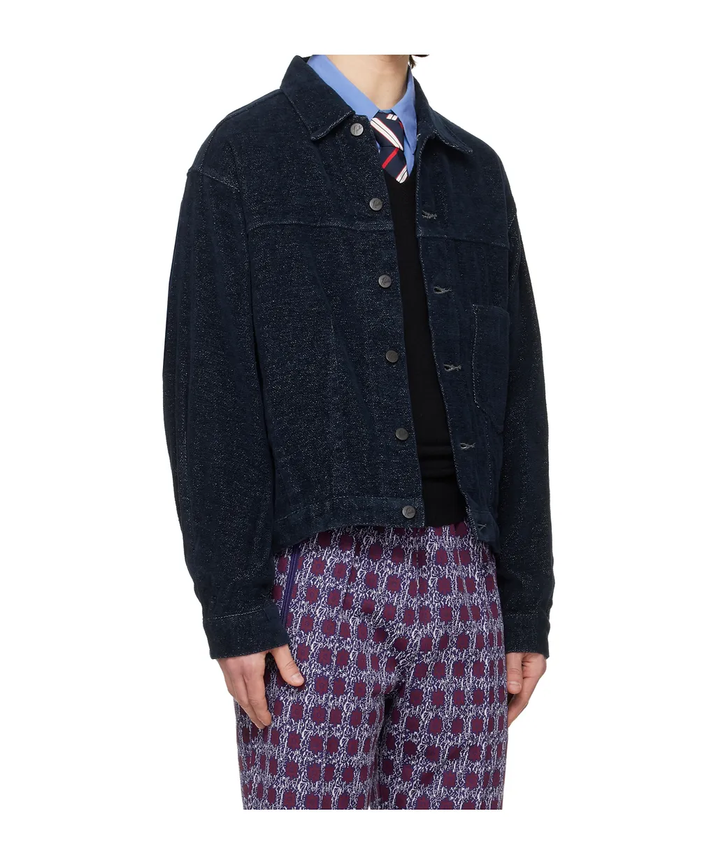 Darts Bottom Collared Casual Jacket