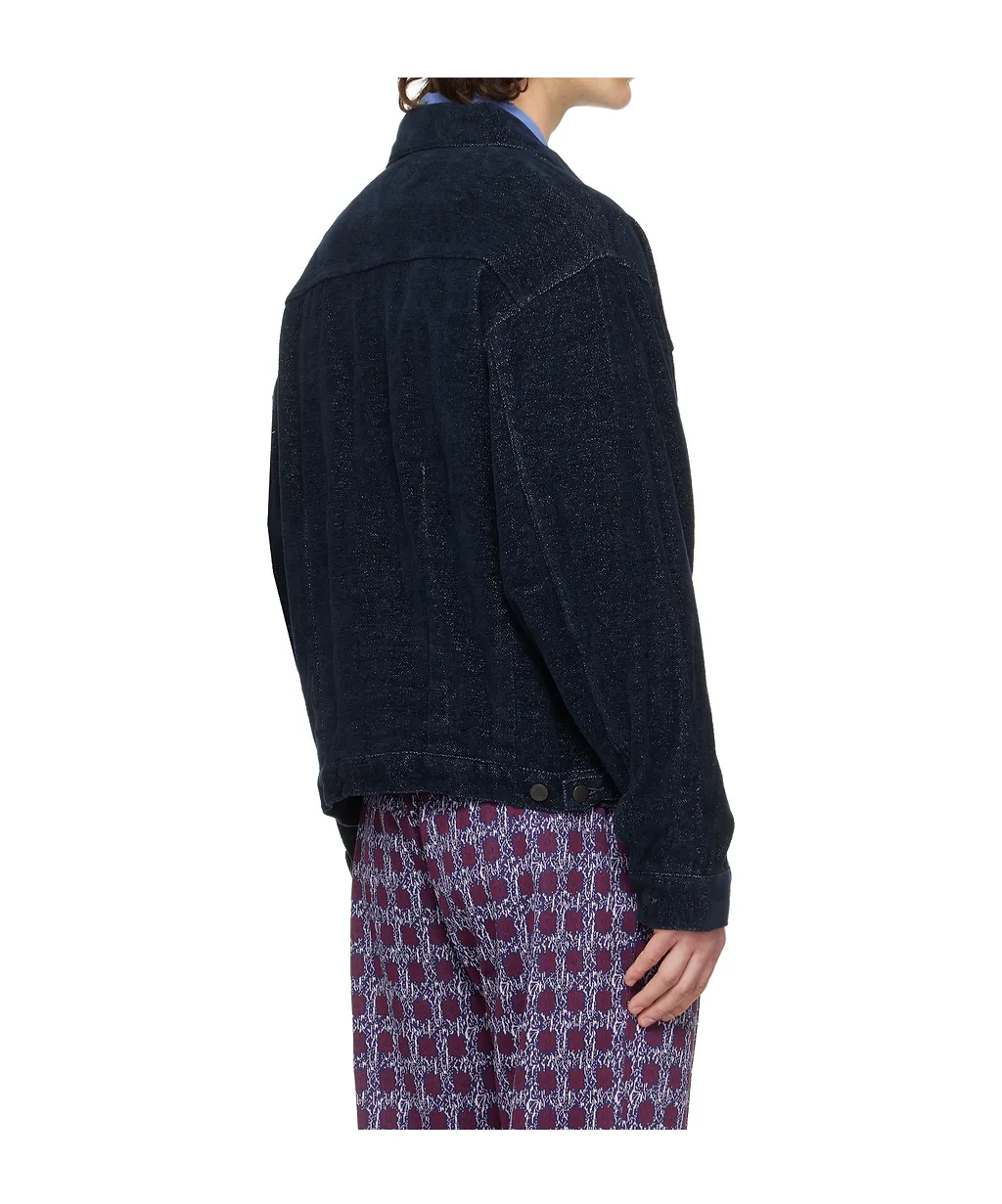 Darts Bottom Collared Casual Jacket