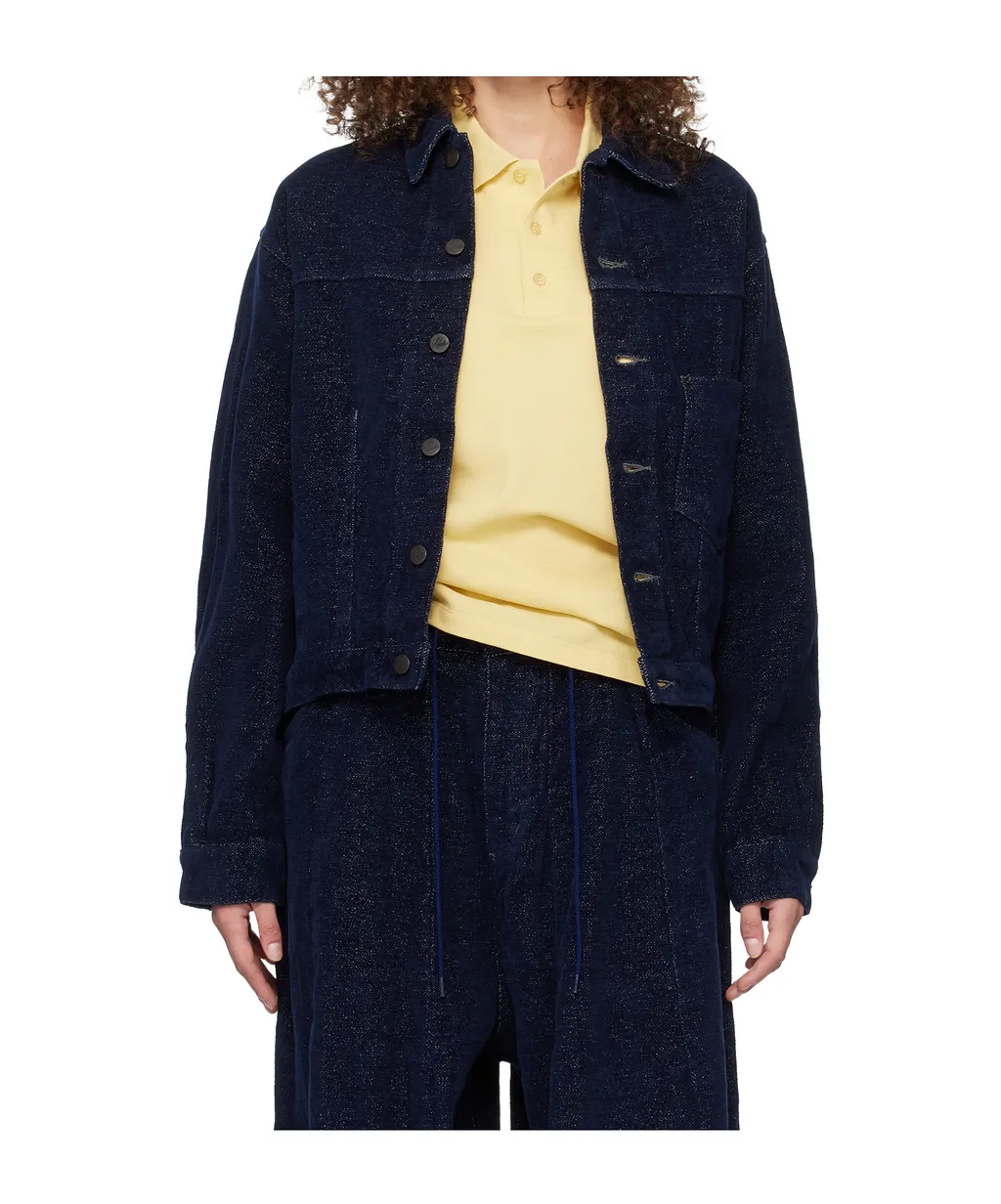Darts Bottom Collared Casual Jacket