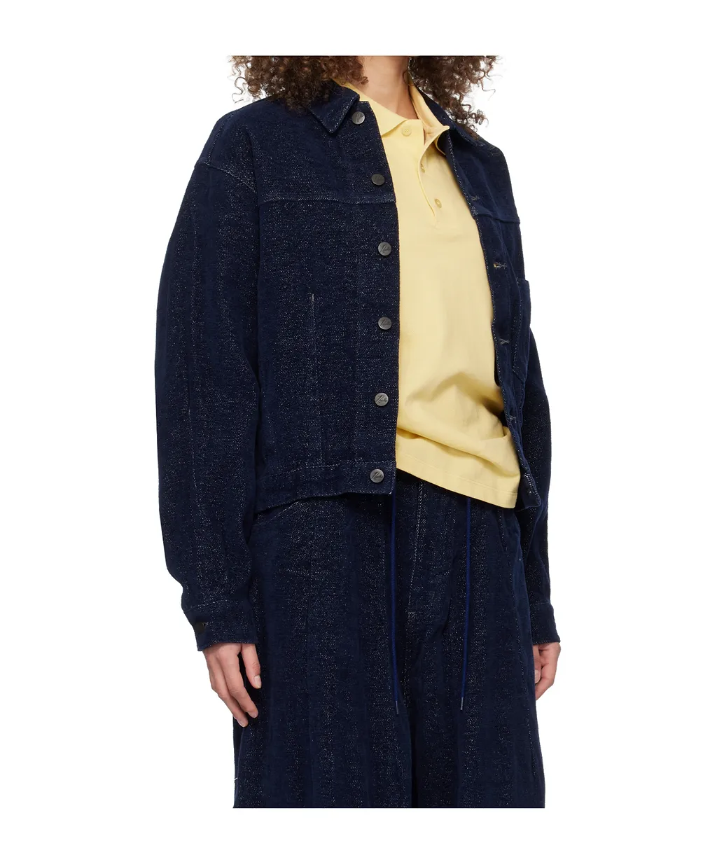 Darts Bottom Collared Casual Jacket