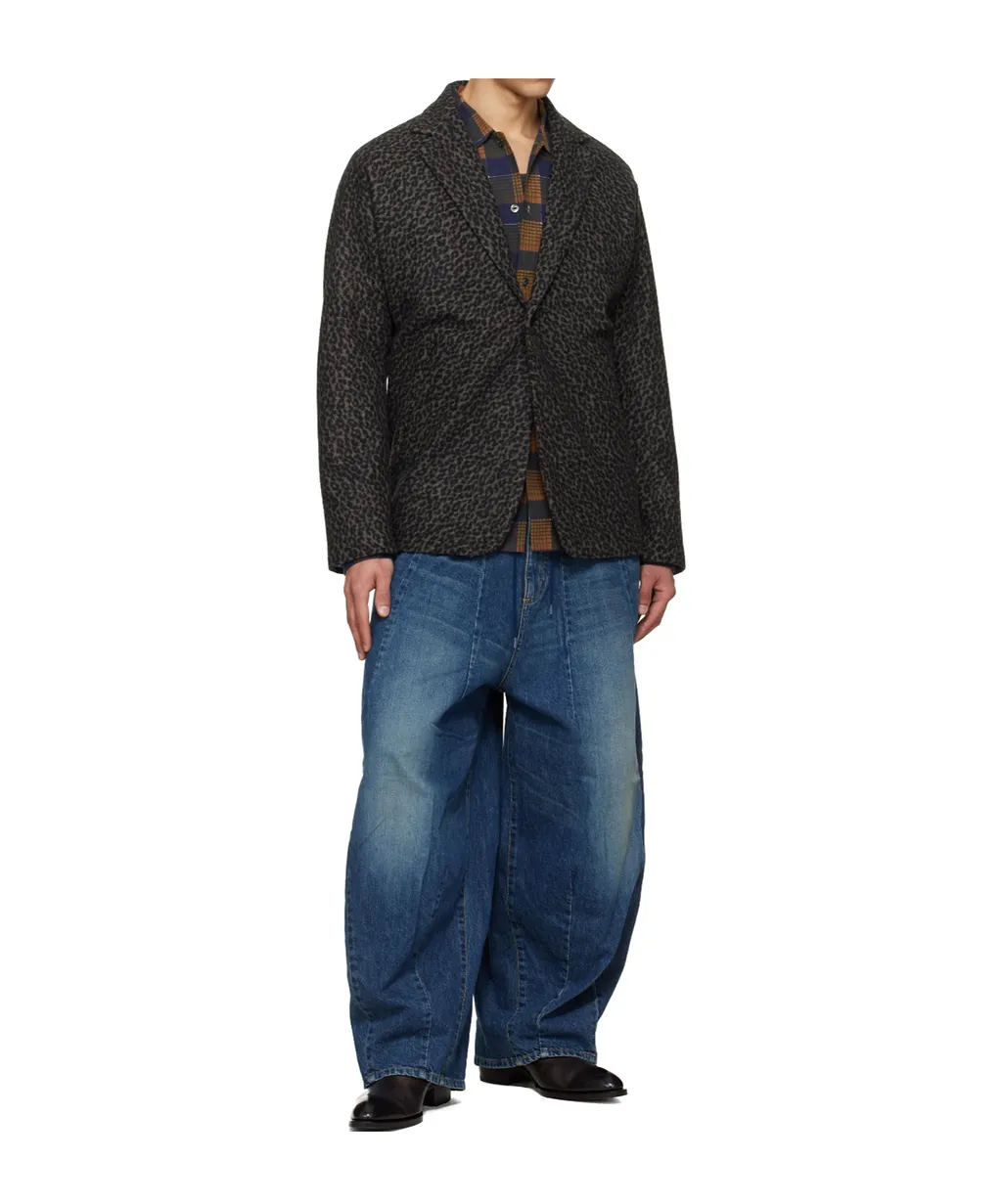 Miles Wool Blend Long-Sleeved Suit Jacket