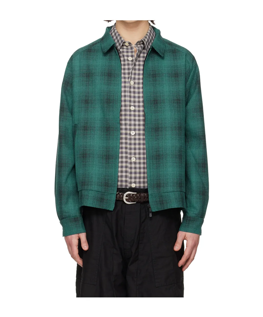 Sport Wool Blend Collared Casual Jacket