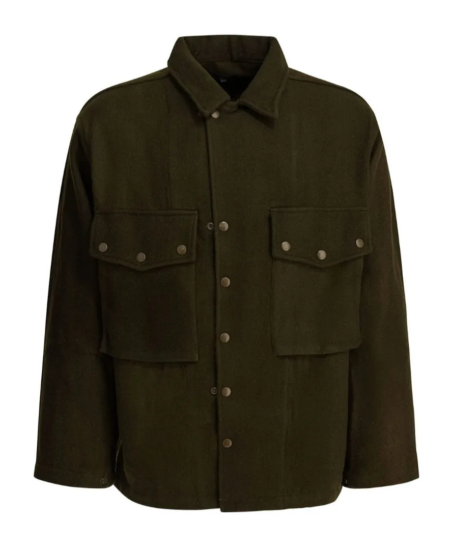 Needles Buttoned Overshirt Jacket