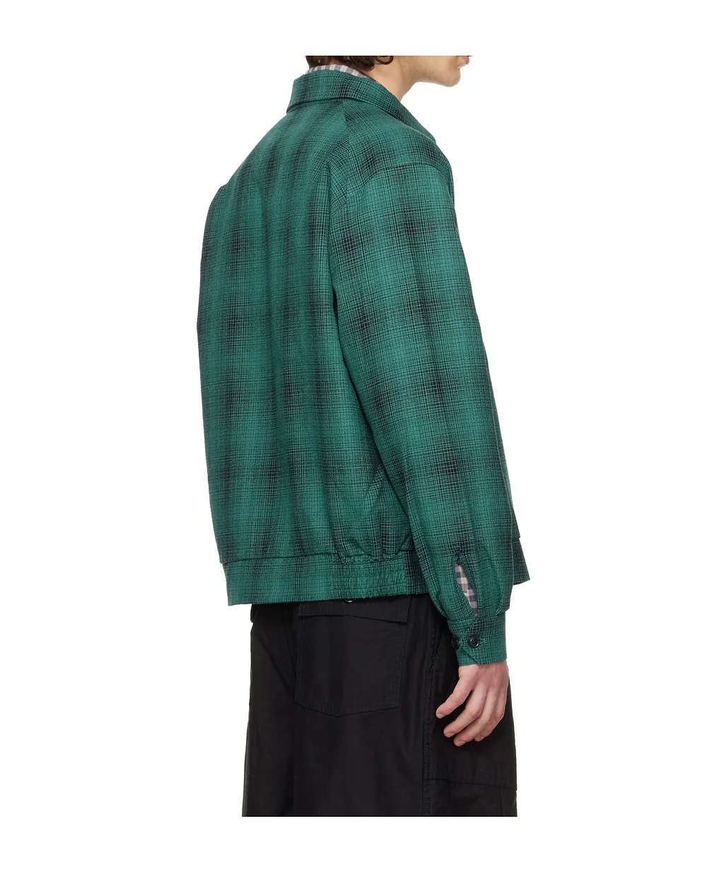 Sport Wool Blend Collared Casual Jacket