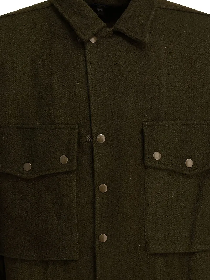 Needles Buttoned Overshirt Jacket