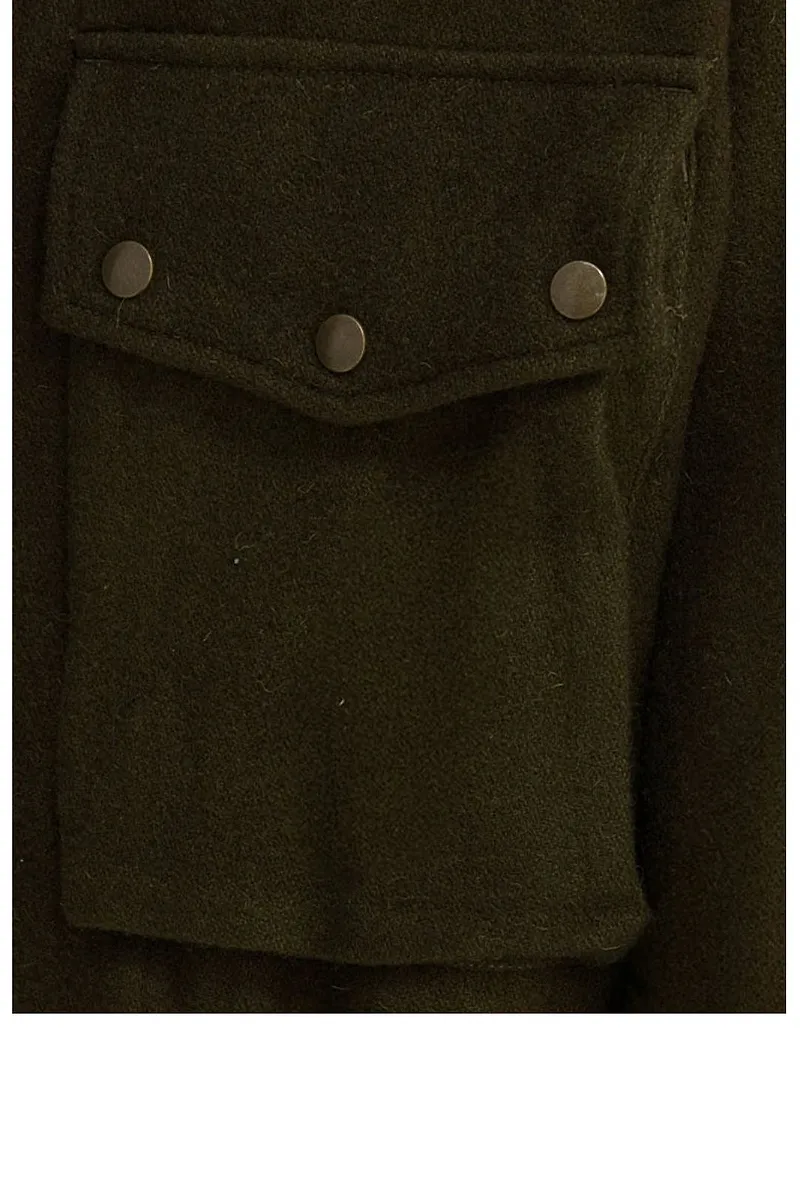 Needles Buttoned Overshirt Jacket