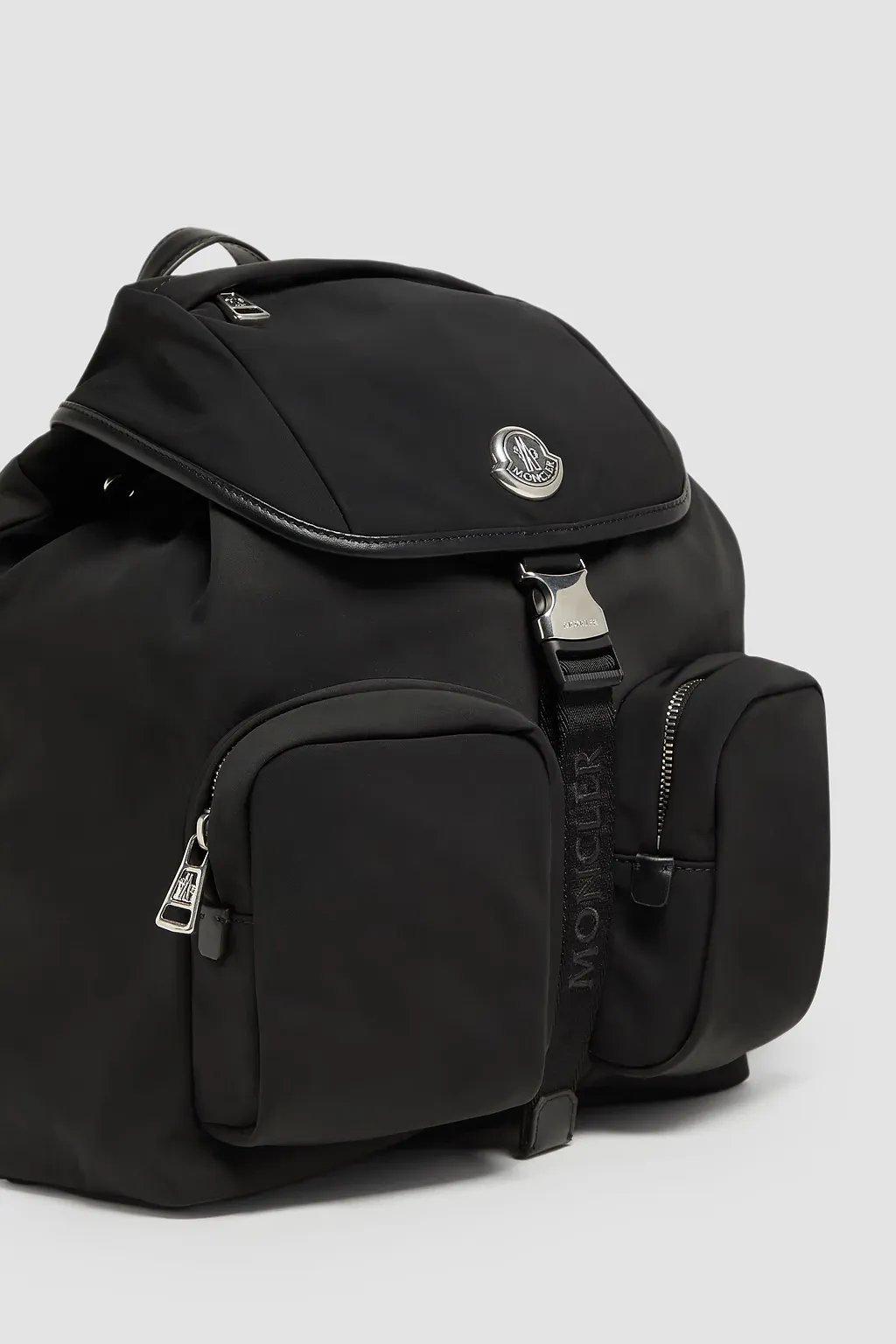 Moncler Logo Patch Pocket Detailed Backpack