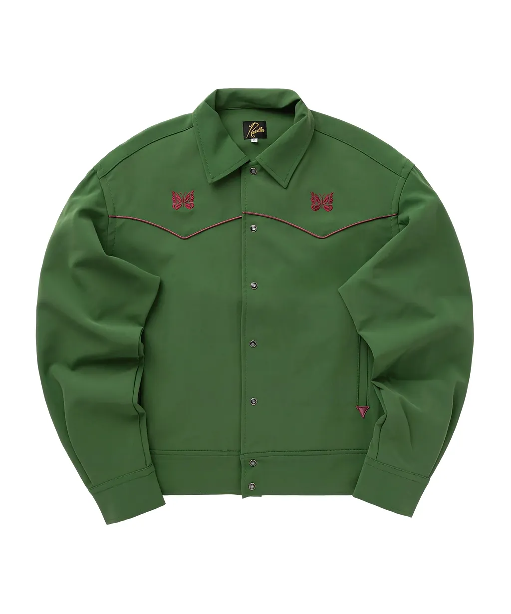 Piping Long-Sleeved Casual Jacket