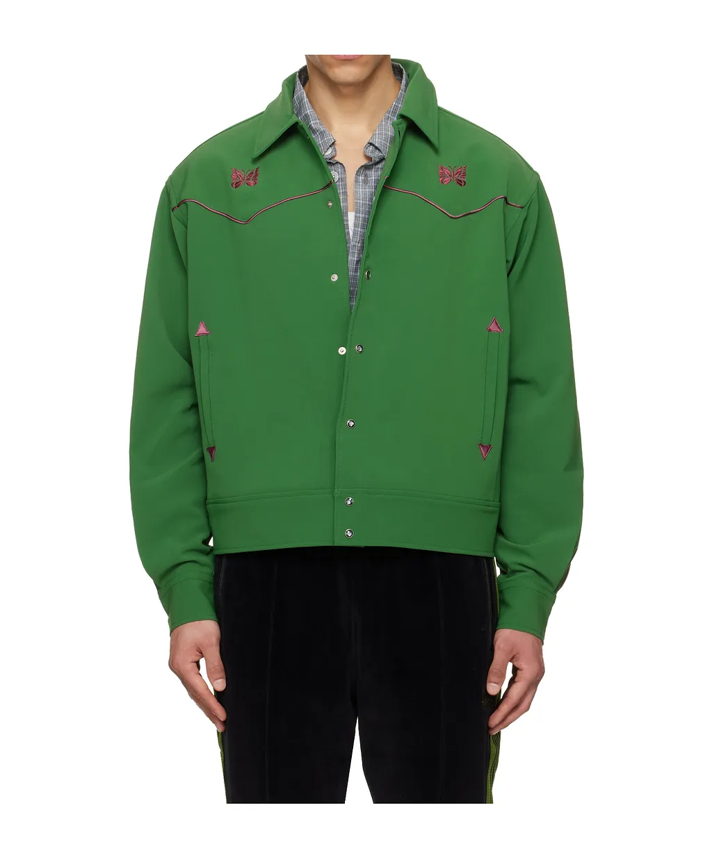 Piping Long-Sleeved Casual Jacket