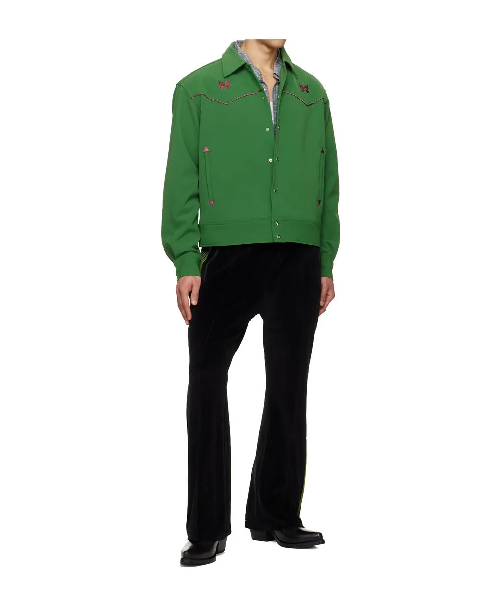 Piping Long-Sleeved Casual Jacket