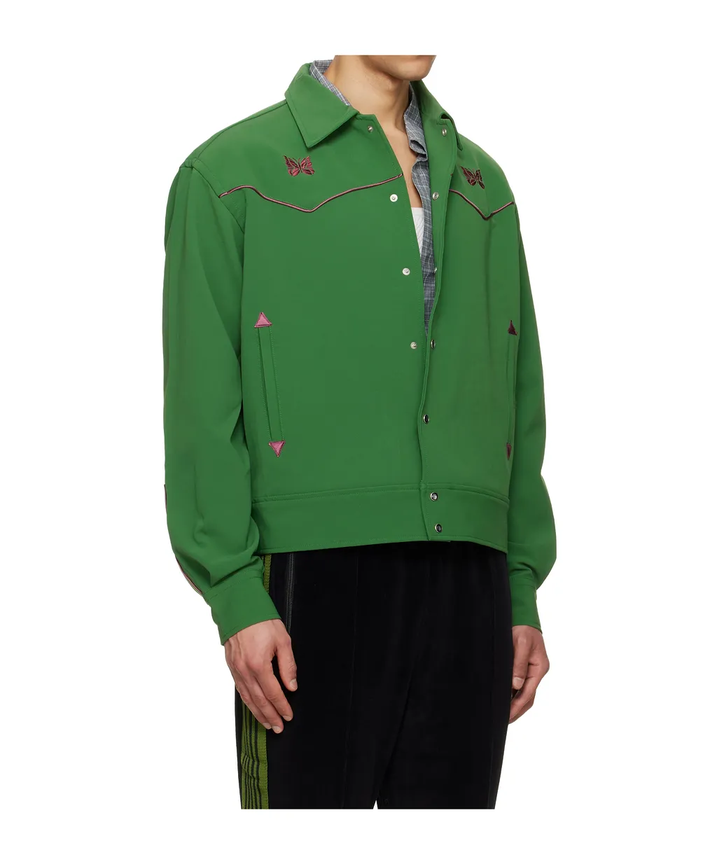 Piping Long-Sleeved Casual Jacket