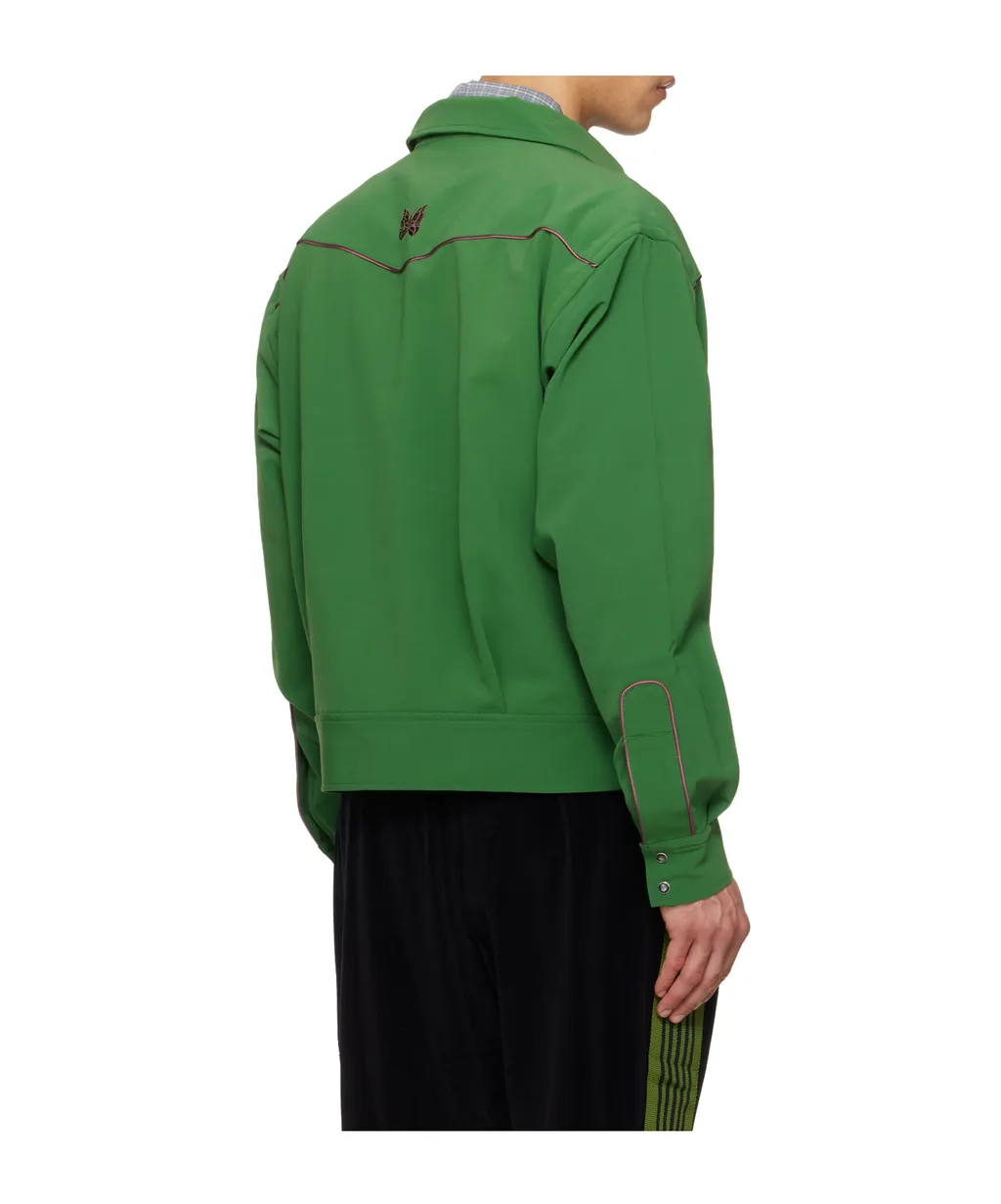 Piping Long-Sleeved Casual Jacket