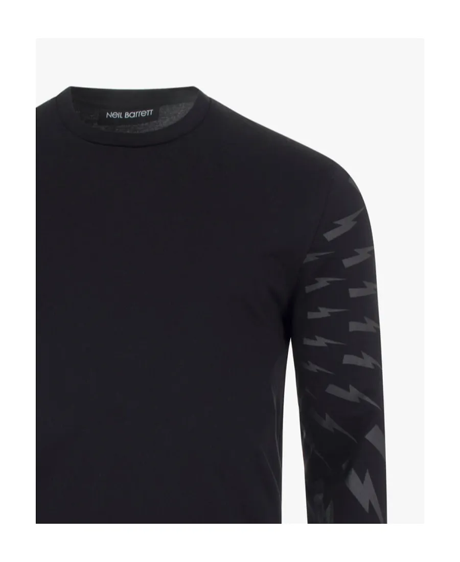 Thunderbolt-Print T-Shirt