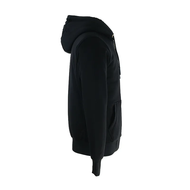 Moose Knuckles Zip-Up Drawstring Hoodie