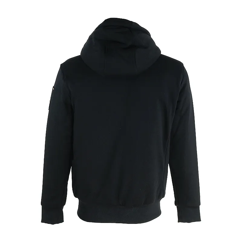 Moose Knuckles Zip-Up Drawstring Hoodie