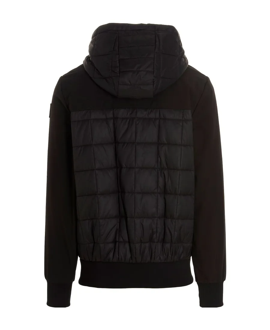 Padded Drawstring-Hooded Jacket
