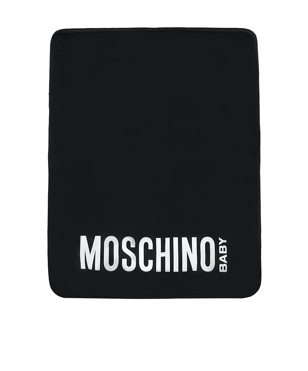 Moschino Kids Logo Printed Foldover Top Changing Bag