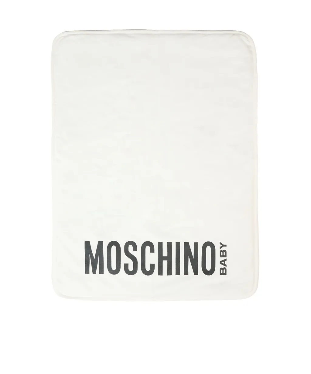 Moschino Kids Logo Printed Foldover Top Changing Bag
