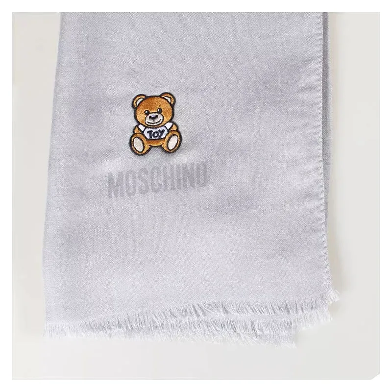 Teddy Motif Scarf