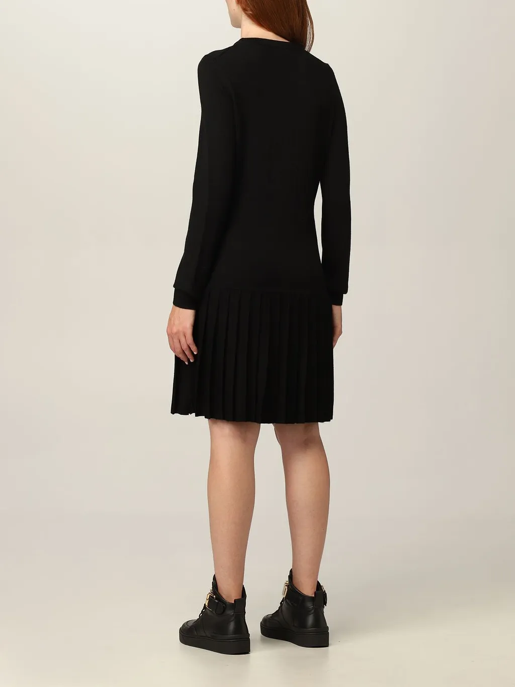 Tulle-Heart Logo Knit Dress
