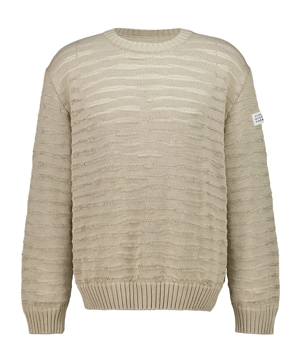 Mm6 Maison Margiela Striped Knitted Jumper