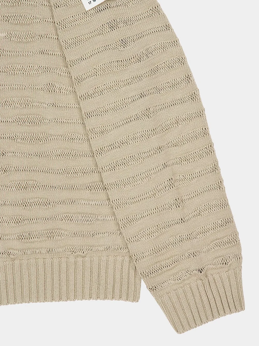 Mm6 Maison Margiela Striped Knitted Jumper