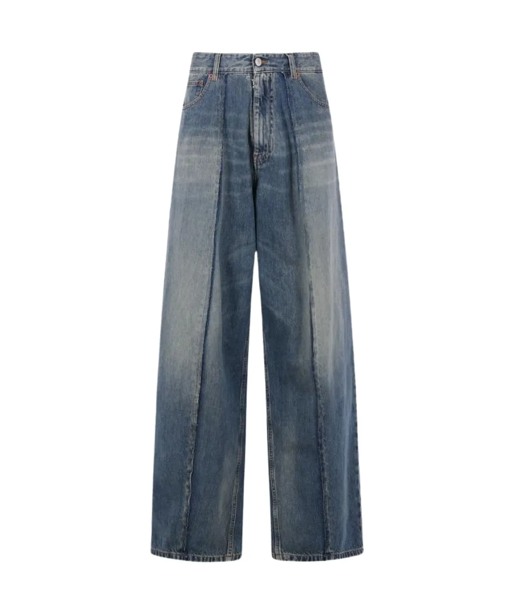 Mm6 Maison Margiela Wide-Leg Jeans