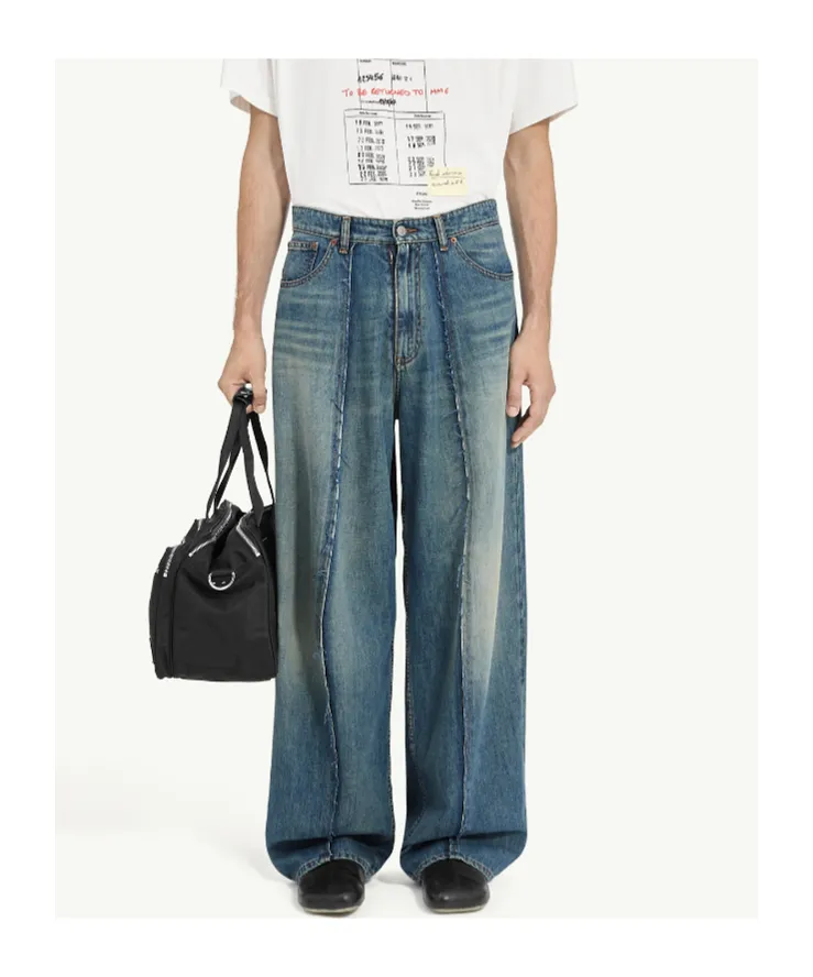 Mm6 Maison Margiela Wide-Leg Jeans