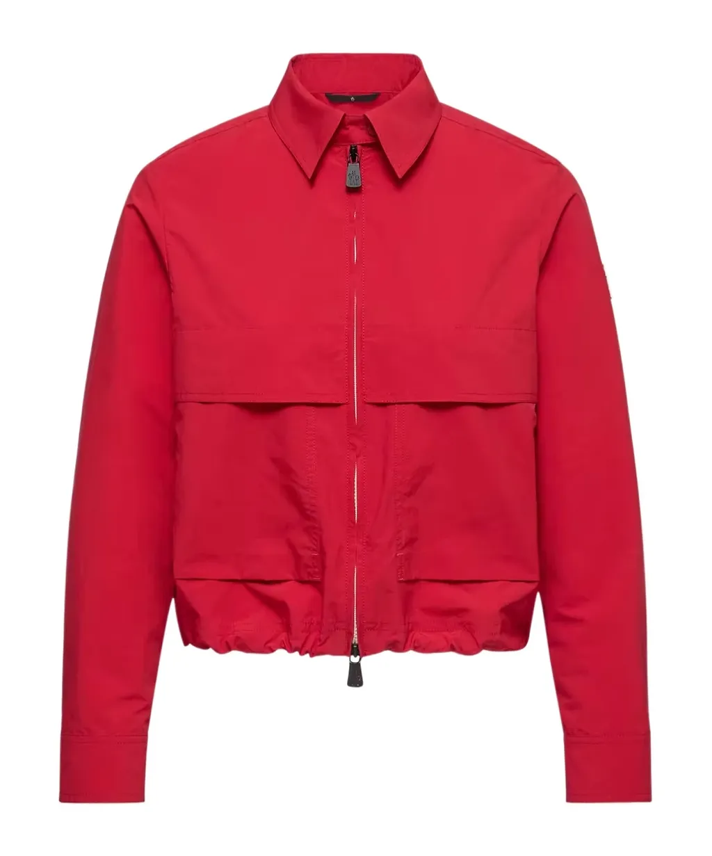 Moncler Grenoble Technical Froissé Long-Sleeved Shirt