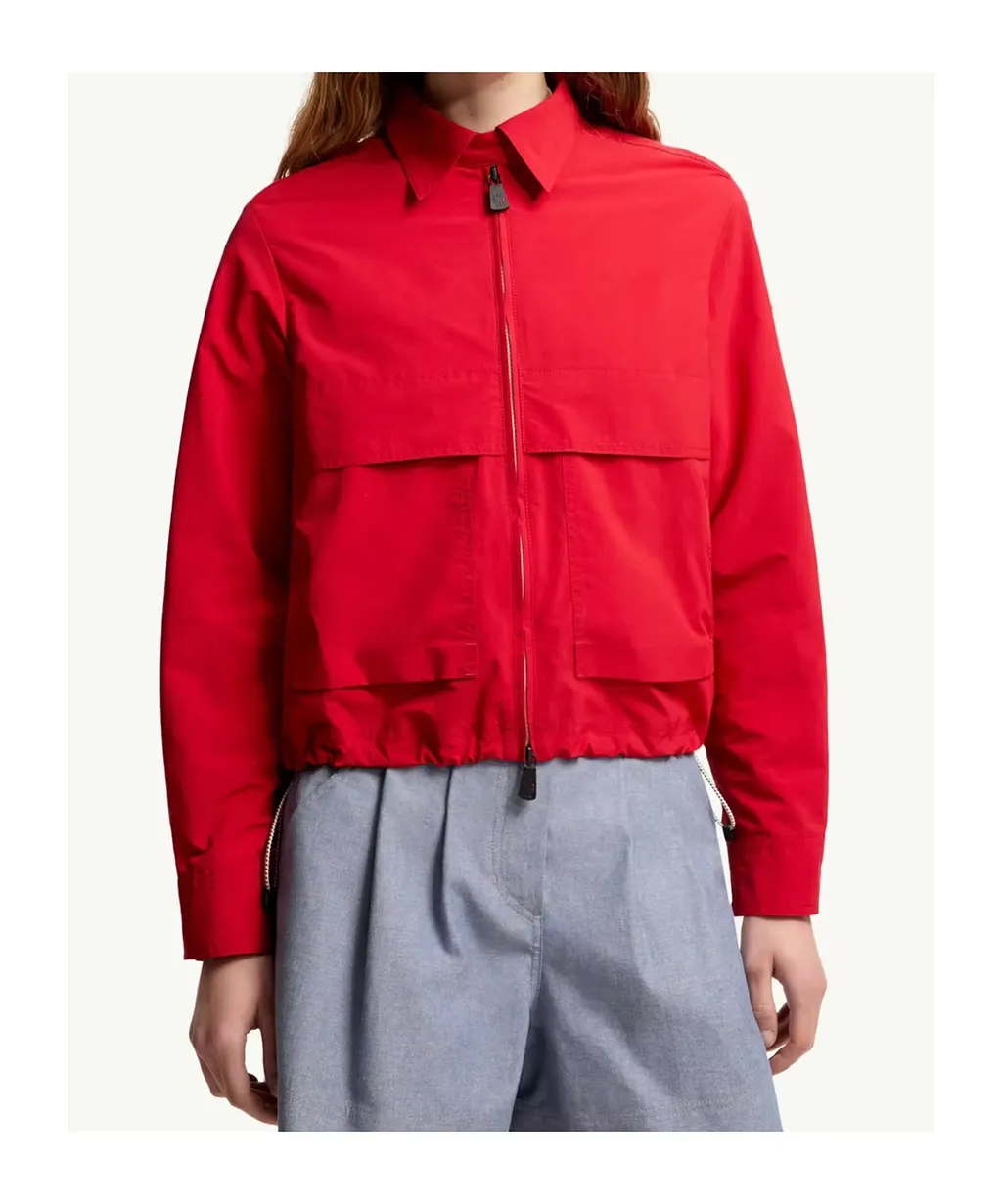 Moncler Grenoble Technical Froissé Long-Sleeved Shirt