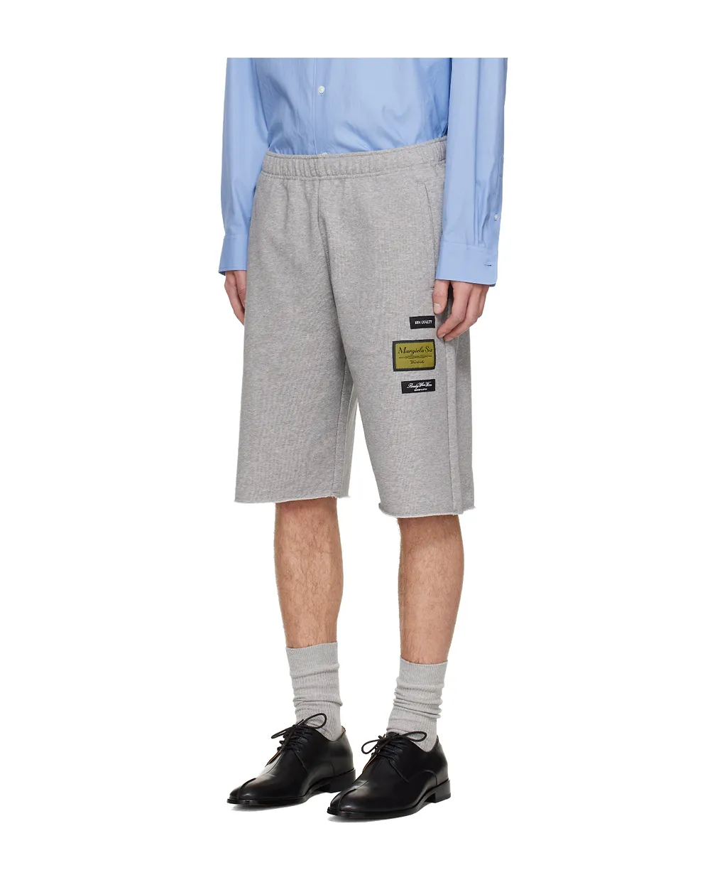 Patch Drawstring Shorts